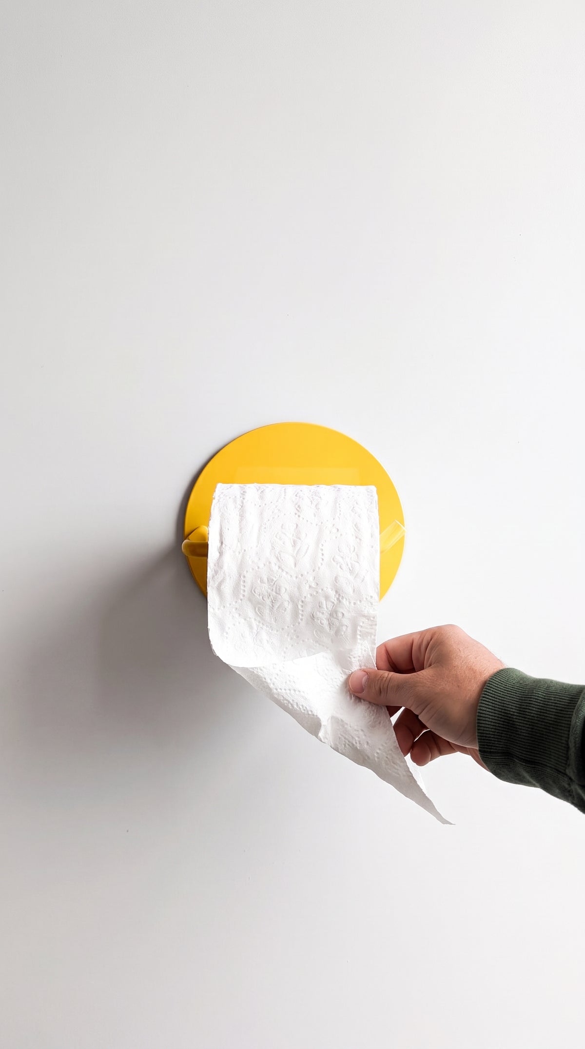 Porte papier toilette mural
